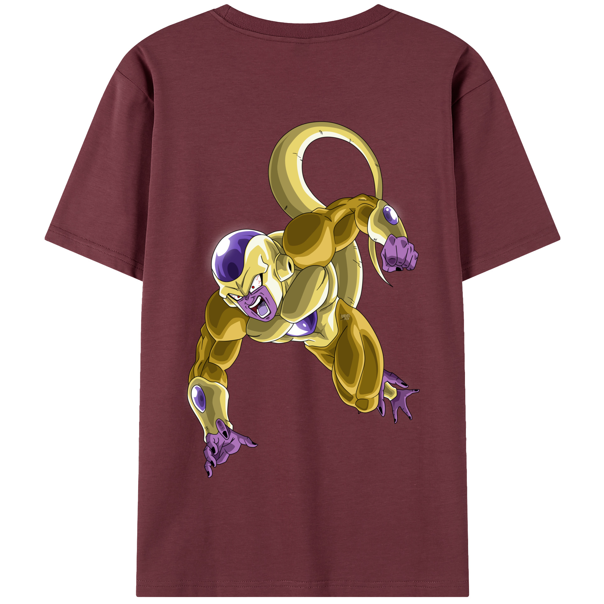 （画像用） ドラゴンボール フリーザ DRAGON BALL Frieza 綿100％半袖Tシャツ（背面プリント）
